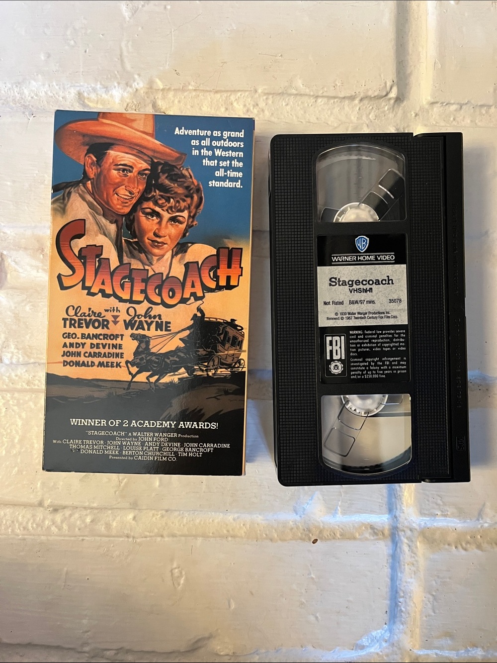 VHS tape “Stagecoach” the original from John Ford, 1939